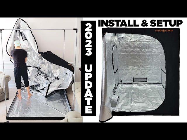 How to Install a Large Grow Tent: Spider Farmer 5 x 5 Setup & Installation