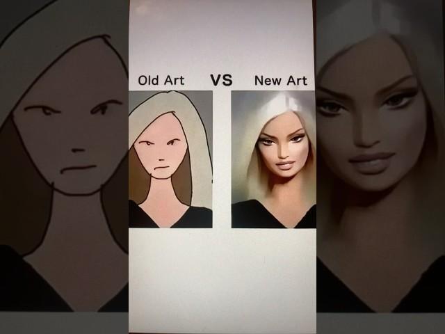 Art improvement over the years!! :D #fypシ゚ #artimprovement #digitalart #plsdontflop #sketchbookart