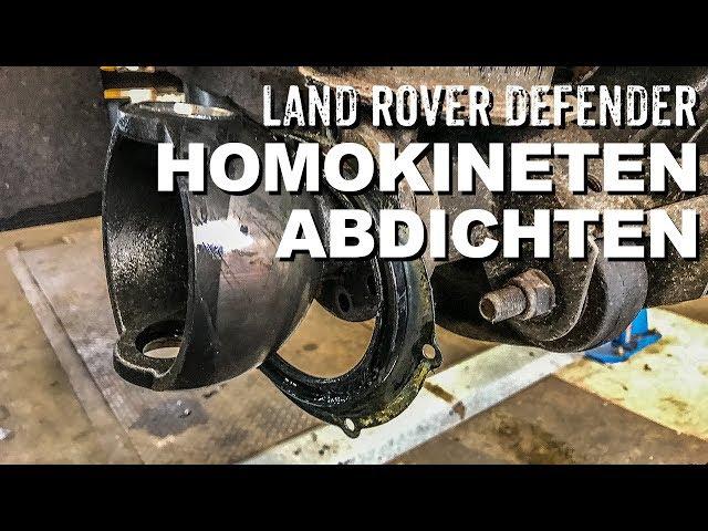 Homokineten und Achskugeln beim Land Rover Defender  I 4x4 Passion #115