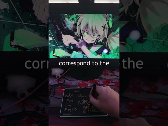 why osu! players use a tablet: