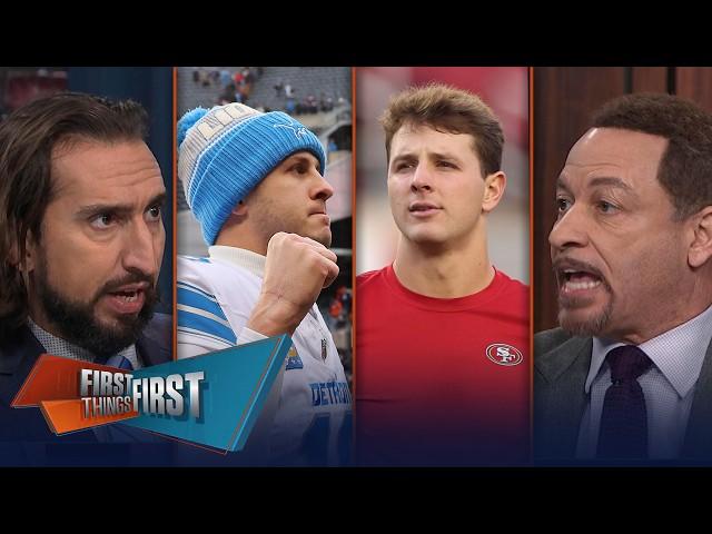 Lions were vindicated for playing their starters in win, Purdy's future | NFL | FIRST THINGS FIRST