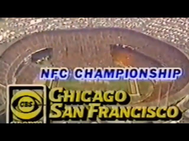 1984 NFC Championship Bears (11-6) vs 49ers (16-1) Highlights (49ers defense dominates with 9 sacks)