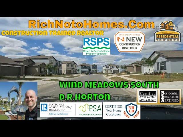 Wind Meadows South Community Tour DR Horton Lennar Homes | Bartow Florida Real Estate Agent