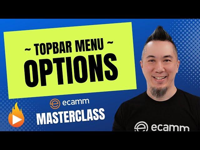 Understanding the Options Tab in the Ecamm Live Top Bar Menu