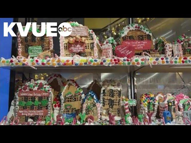 Giant gingerbread village on display in New York City