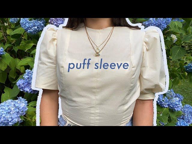 PUFF SLEEVE TUTORIAL - 3 STYLES | patternmaking and sewing | BASIC BODICE & SLEEVE SLOPER  FREE PDF