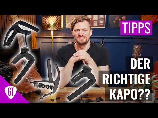 Den richtigen Kapo finden! | Gitarren Tutorial Deutsch