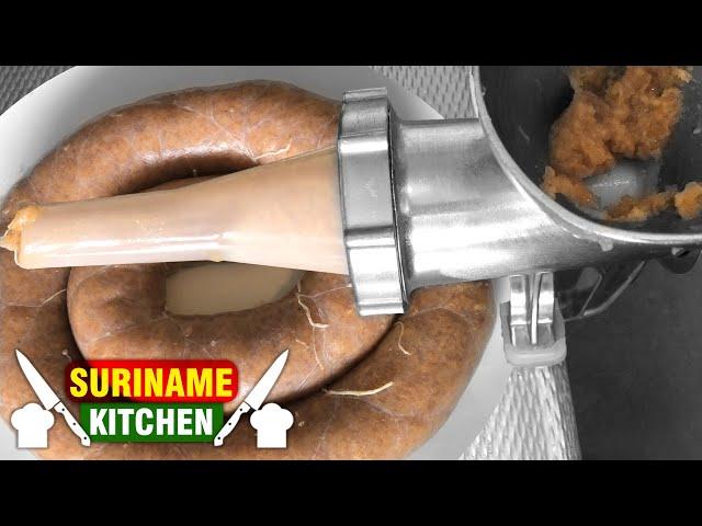 Worst Recept Kippen Worst Surinaams | Sausage Recipe Chicken Sausage Surinamese | Suriname Kitchen