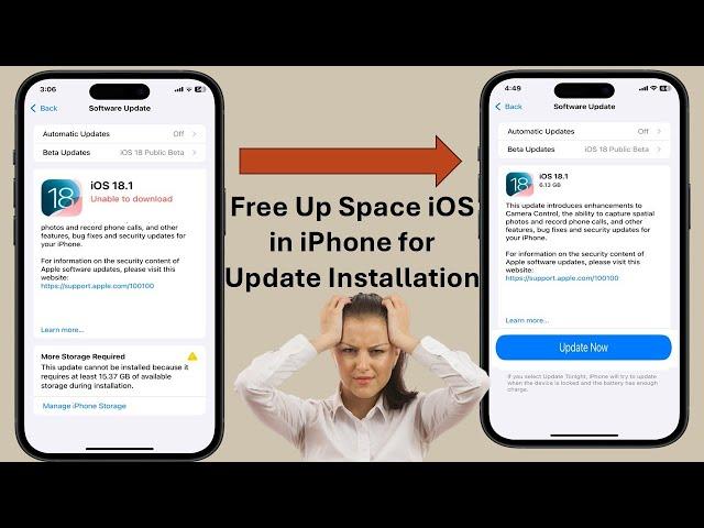 How to Free Up Space in iPhone for iOS Update Installation