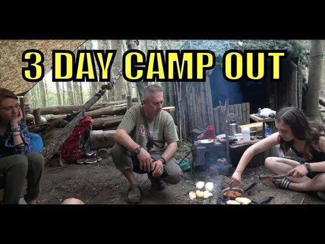 Bushcraft Camp Out in the woods