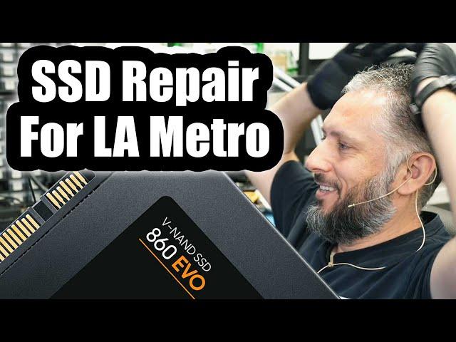 LA County Metro Samsung Evo 860 SSD Drive Repair - A word to our sponsors