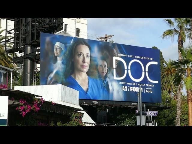 Doc Molly Parker Billboard Sunset Blvd Los Angeles California USA December 14, 2024