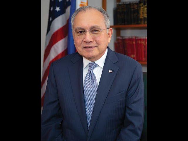 His Excellency Jose Manuel G. Romualdez, Ambassador of the Republic of the Philippines to the U.S.