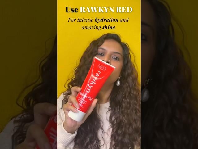 Treat your Dry,Dull Hair with Rawkyn Red Mask(available at nynm.in) #curlyhair #hairmask #haircare