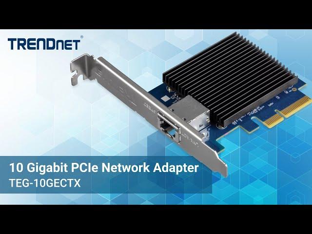 TRENDnet 10 Gigabit PCIe Network Adapter - TEG-10GECTX