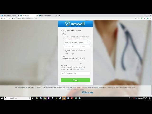 Health Options Online: Creating an account