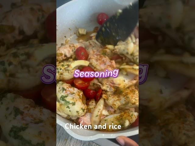 #food  chicken and rice #howtomakechicken