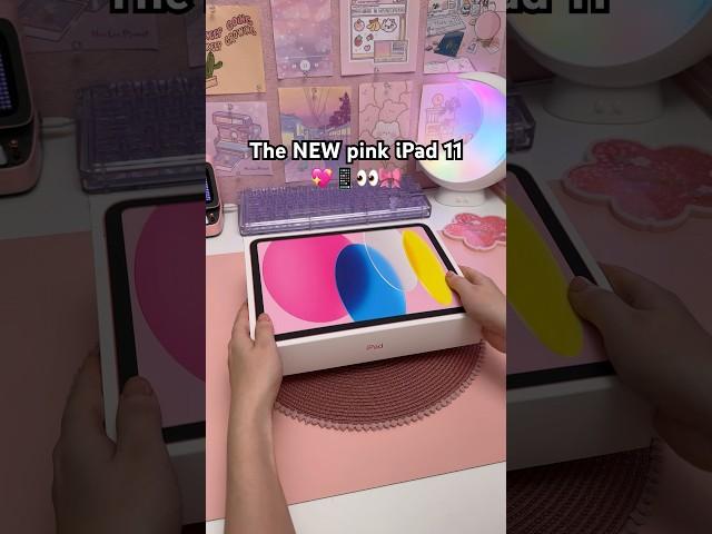 NEW iPad 11 in pink 🩷 2025 apple iPad unboxing | digital note taking | digital planner