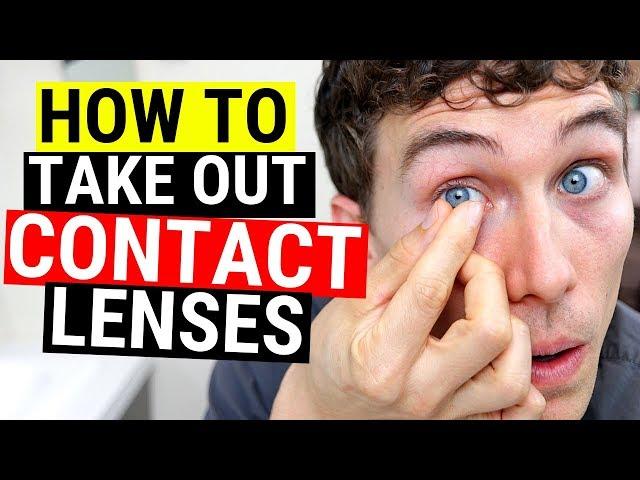 How to Take Out Contact Lenses Easily (Beginners Tutorial)