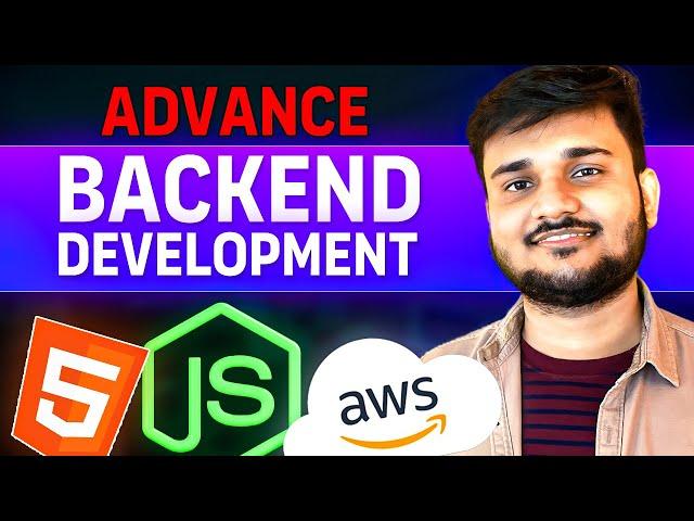 Learn Backend Development In Node JS | 120+ Hours of live lecture | Rookie to Pro | 3+ Projects