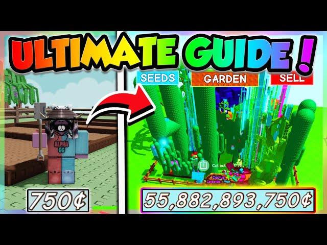 *ULTIMATE GUIDE* to GROW A GARDEN!! (Roblox)