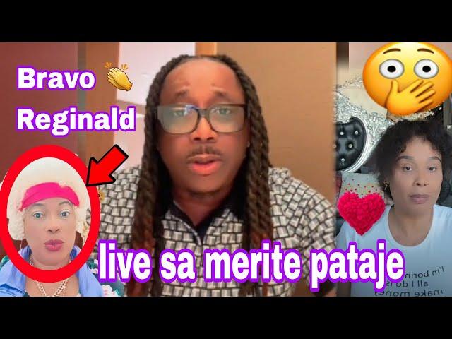 Reginald Calvert live vin pale ak manbo similóm tout moun di se Blondedy ki voyel me nou mechan