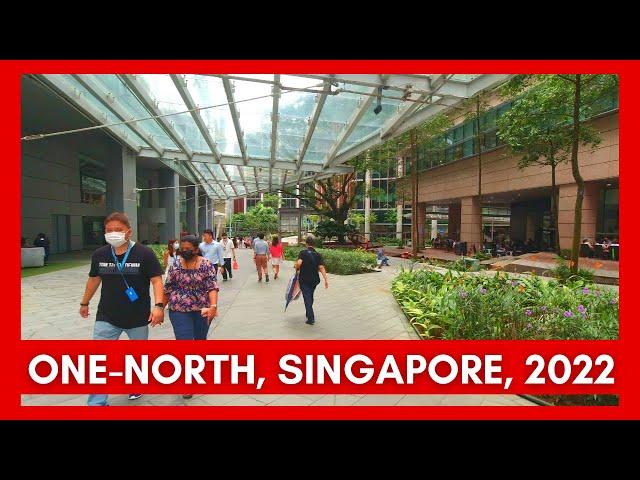 [4K] Singapore one-north 2022 Walking Tour | Ultra-Modern Tech Hub