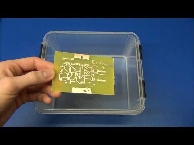 Ec-Projects - DIY Circuit Boards ( PCB ) Part 2: Toner Transfer