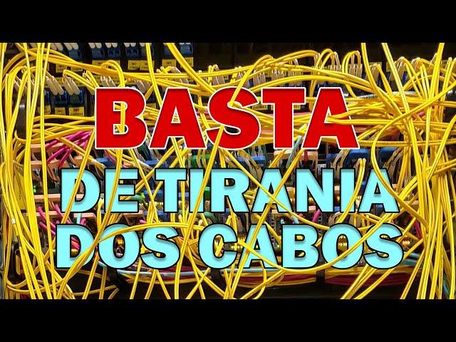 ORGANIZAÇÃO DE CABOS - Uma sugestão barata e eficaz