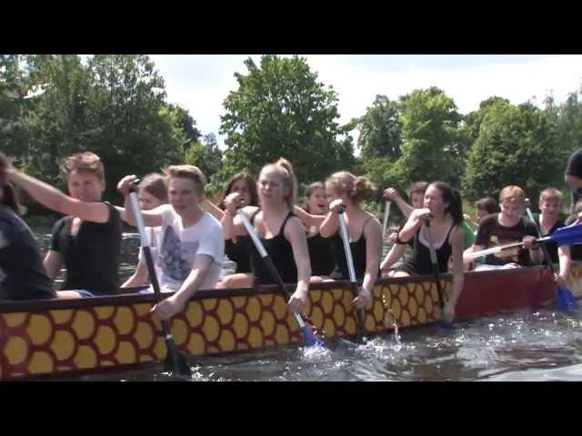 Drachenbootwettbewerb in Fürstenwalde an der Spree