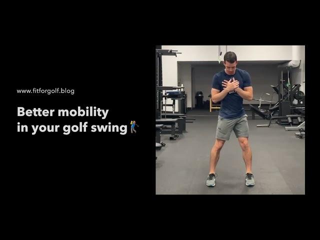 Better Mobility In Your Golf Swing | Fit For Golf App