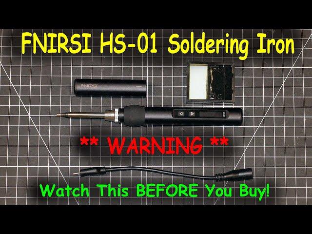 Uni-Byte 0196 - FNIRSI HS 01 ** Warning ** -  Watch this BEFORE You Buy!