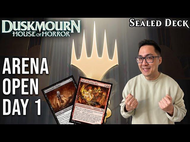 It's Time To Win $2000 In The Arena Open! | Arena Open Day 1 | Duskmourn Sealed Deck | MTG Arena