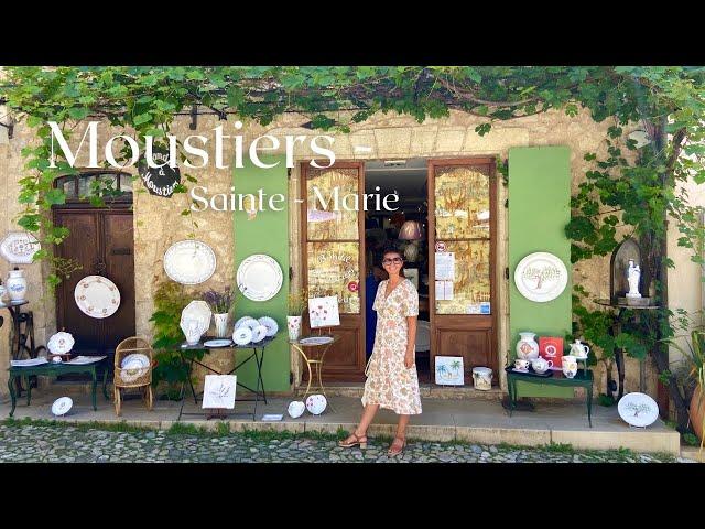 Walk in Moustiers-Sainte-Marie, Provence, One of the most beautiful French Village, South of France