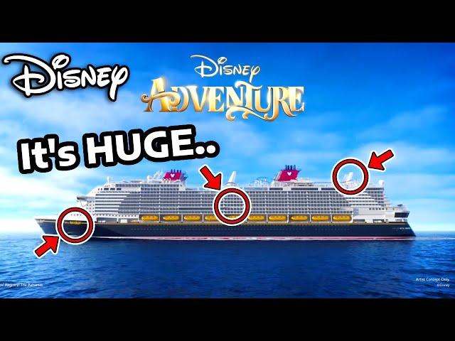 Disney Adventure Cruise Ship REVEAL - Booking, Rides, Food & More!