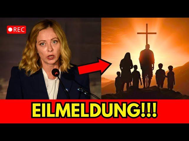 Giorgia Meloni: "Die einzigen Opfer in der EU sind christliche Familien!"