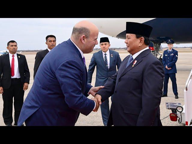 Presiden Prabowo Tiba di Washington DC, Amerika Serikat, 10 November 2024