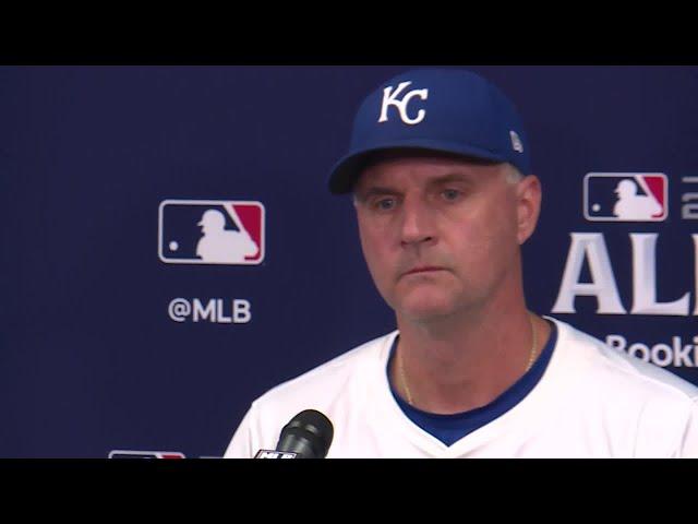 Kansas City Royals manager Matt Quatraro's full comments after Game 4 loss to Yankees