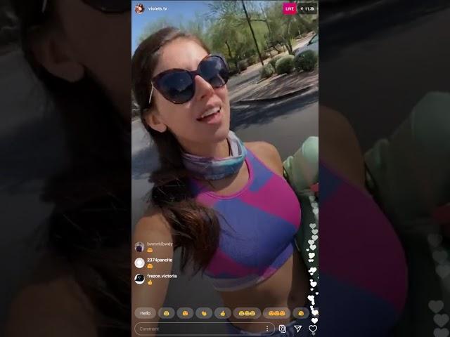 Video Livestream of Violet Summers (@violets.tv) goes clothes shopping 2020