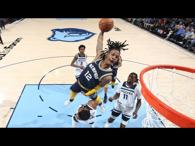 Ja Morant's MASSIVE Dunk In Game 5 vs Timberwolves 