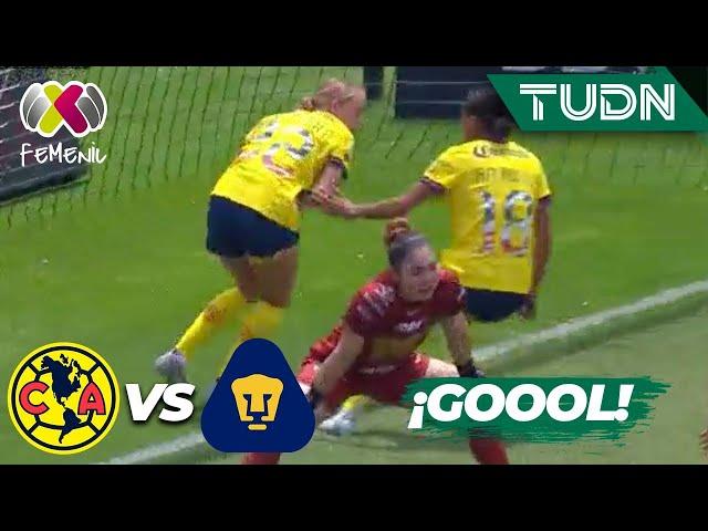 ¡RESPONDEN EN SEGUNDOS! Luebbert lo empata | América 2-2 Pumas | Liga Mx Femenil AP2024-J2 | TUDN