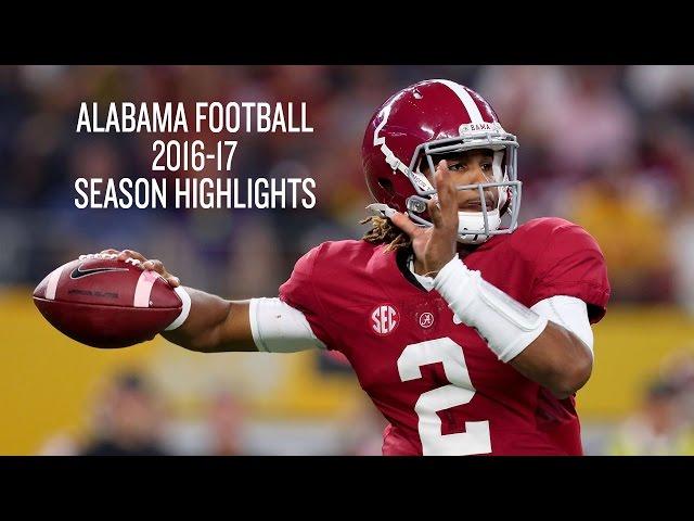 Alabama Football 2016-17 Season Highlights - SEC Champs