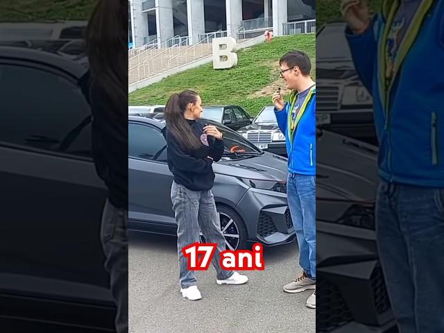 Fata pasionată de mașini la 17 ani!