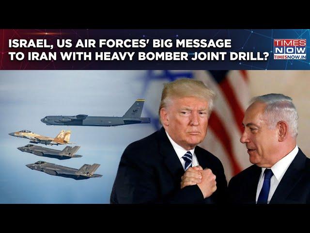 Israel, US Air Forces' Big Message To Iran With Heavy Bomber Joint Drill? Watch F-35, B-52 In Action