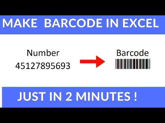 Make Barcode in Excel