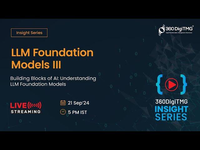 LLM foundation models III | 360DigiTMG