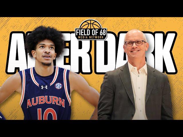 MEMPHIS TAKES DOWN UCONN IN OT! Plus, REACTION to Auburn-Iowa State and MORE!! | AFTER DARK