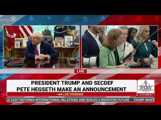 WATCH FULL: President Trump announces “Golden Dome,” state-of-the-art defense shield. - 5/20/25