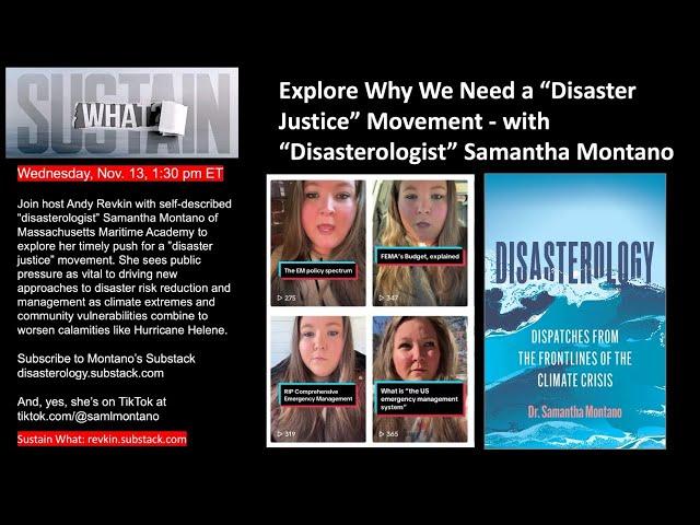 Explore Why We Need a “Disaster Justice” Movement - with “Disasterologist” Samantha Montano