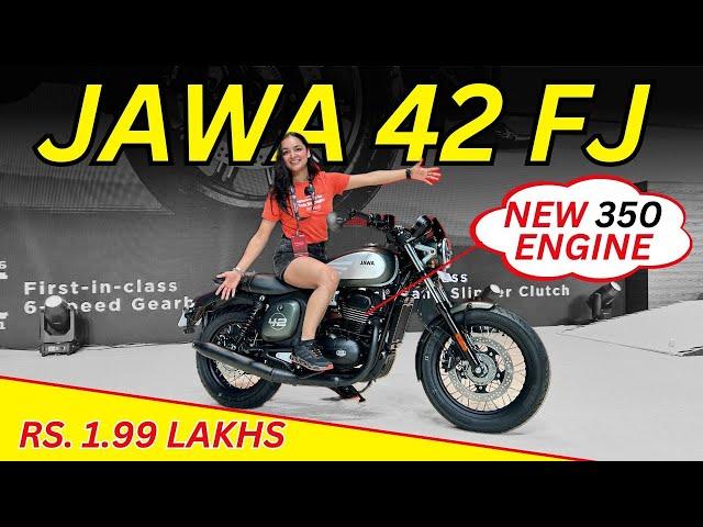 JAWA 42 FJ new Bike launched by Jawa t Rs.1.99 Lakhs | RE Hunter 350, TVS Ronin, CB350RS Rival 